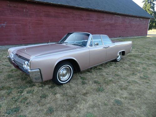 1963 lincoln continental convertible suicide  rust free worldwide no reserve!