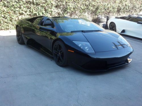 Lamborghini murcielago lp640 all black! stealth theme low miles!! ready to go!