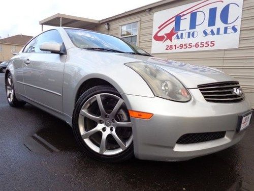 2004 coupe with leather 3.5l auto silver
