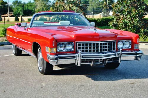1973 cadillac eldorado convertible in stunning condition with just 47143 miles