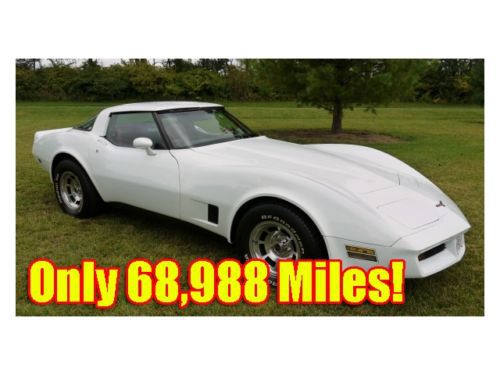 1981 chevrolet corvette coupe only 68,988 miles l81 350 c.i. 190 h.p. automatic