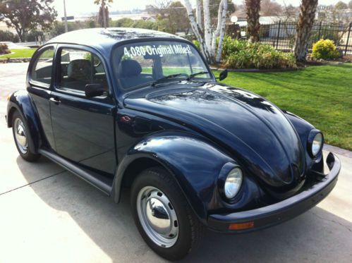 Classic vw beetle ev only 4080 miles &amp; original paint!