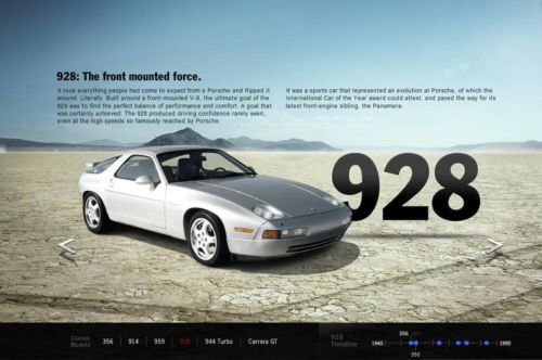 Porsche 928 gts manual rare featured in porsche tv/print ad paint to sample