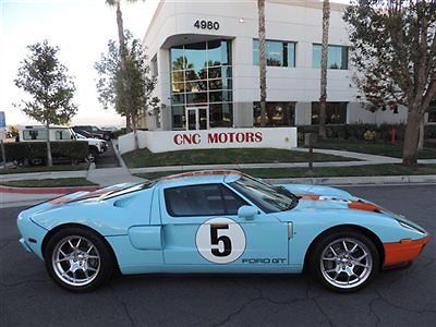 2006 ford gt 1 of 343 in heritage gulf paint low miles / no stories / all stock