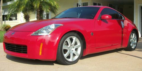 2003 nissan 350z enthusiast coupe 2-door 3.5l, bright red, gorgeous!