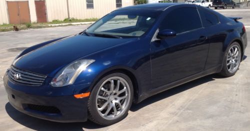 2004 infiniti g35 coupe 6 speed 19 inch rims after market exhaust 56,000 miles