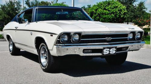 True 1 owner documented 1969 chevelle ss 396 protecto plate build sheet cold a/c