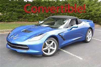 Chevrolet corvette stingray convertible 1lt new automatic gasoline 6.2l 8 cyl la