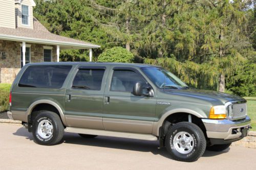 2001 ford excursion limited 7.3l diesel 115k miles 4x4 dvd sirius no reserve