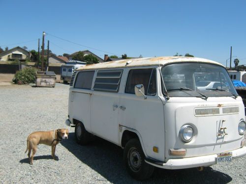 1972 vw bus westfalia camper 111k orig,ca vehicle