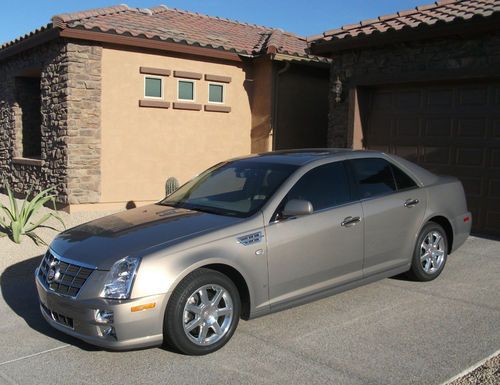Cadillac sts all wheel drive awd 15,908 carfax cert miles mint &amp; fully serviced!