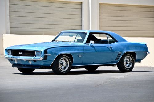 1969 x55 ss/rs camaro numbers matching full restoration lemans blue 46,099miles