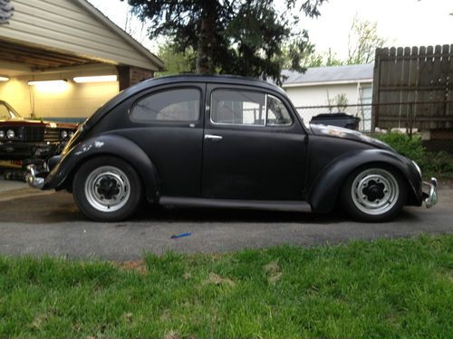 Bug beetle vw classic rare lowered volkswagon custom 1957 antique oval vintage
