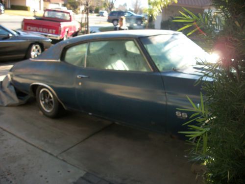 70  ss chevelle,build sheet.protectoplate,matching numbers,unmolsted [very rare]