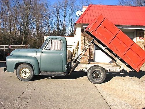 1954 ford f 250 pickup with 9ft steel dump bed v8 y block