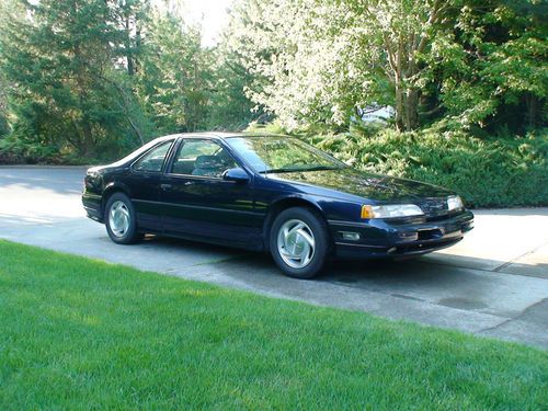 1989 ford thunderbird super coupe coupe 2-door 3.8l, 5 speed manual transmission