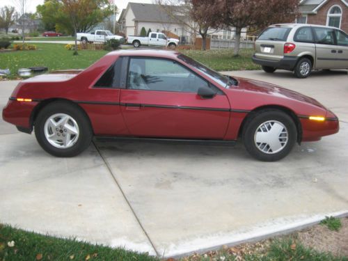 1987 pontiac fiero  coupe 2-door