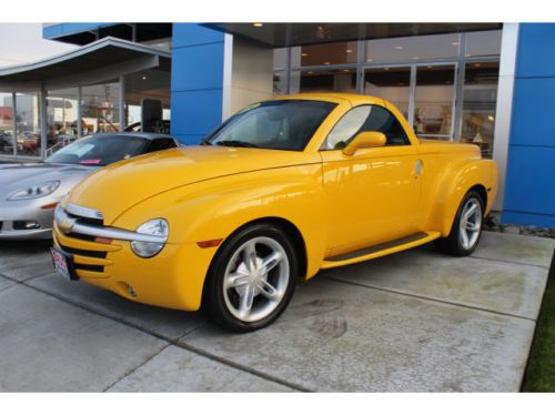 2004 yellow chevrolet ssr convertible, isb preferred equipment group, v8 5300