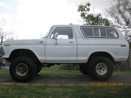 1979 ford bronco ranger xlt no reserve