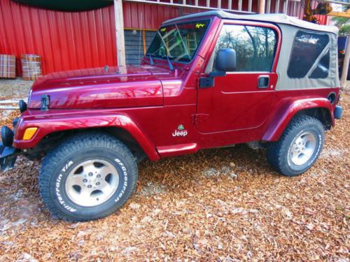 2003 jeep wrangler sahara sport utility 2-door 4.0l