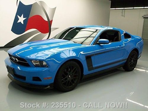 2012 ford mustang v6 premium auto leather pony pkg 48k texas direct auto