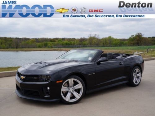 Zl1 new convertible 6.2l rear parking aid back-up camera supercharged abs a/c