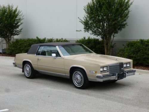 1985 cadillac eldorado coupe - 44,000 miles - collector quality!