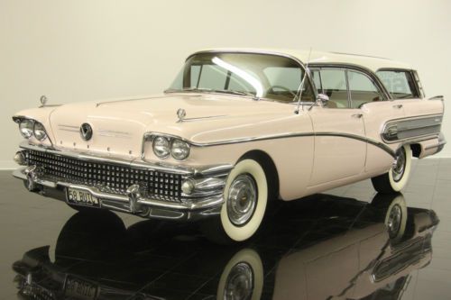 1958 buick century caballero pink wagon 1 of 4456 last year california car ps pb