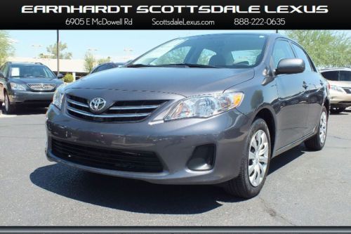 2013 toyota corolla le, low miles, dealer owned, clean carfax, great 1st car