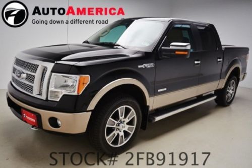 2011 ford f-150 4x4 lariat 40k low miles rear ent. rearcam vent seat one 1 owner