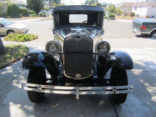 1930 model a coupe stock 2 door rumble seat aftermarket retractable roof driver