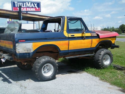 1979 ford bronco 4x4 parts truck