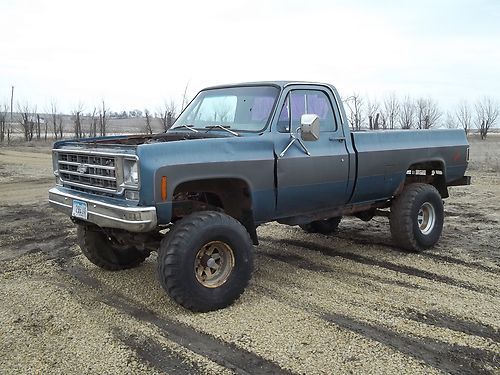 Chevy k1500 cab mostly rust free project truck 4x4 8in lift