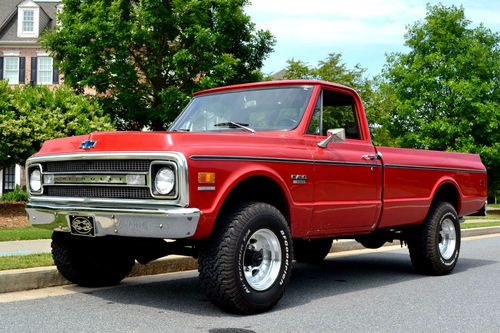 1969 3/4 ton 4wd 4speed "muscle truck" collectible classic chevy