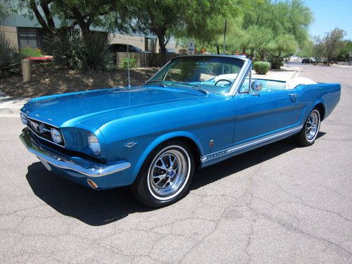 1966 mustang gt convertible - fully restored - 289ci -4-speed - pristine!!!!