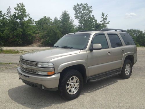 2001 chevy tahoe lt 4wd leather moonroof no reserve