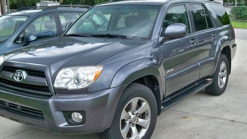 2007 toyota 4runner limited grey exterior grey leather interior 1 owner florida