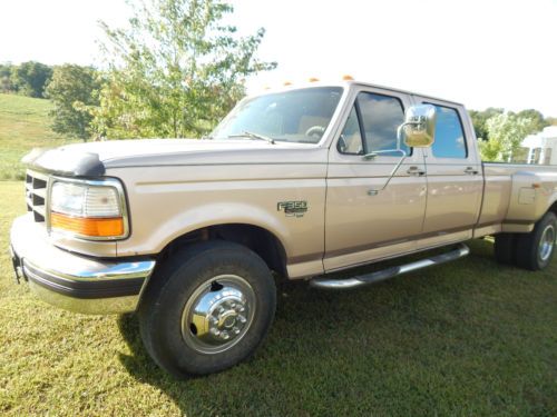 Xlt crew cab dually 7.3l diesel turbo charged