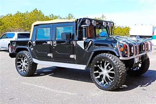 1997 hummer h1 open top convertible for sale~61500 miles~over the top custom!!