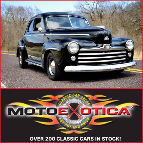 1947 ford business coupe- flat head v8 - hot rod - very rare fat fender 5 window