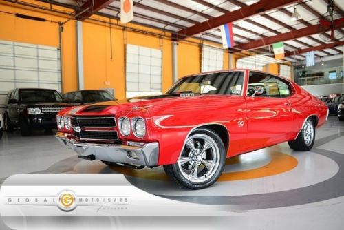 1970 chevrolet chevelle ss 454 manual 18k cowl induction hood american racing