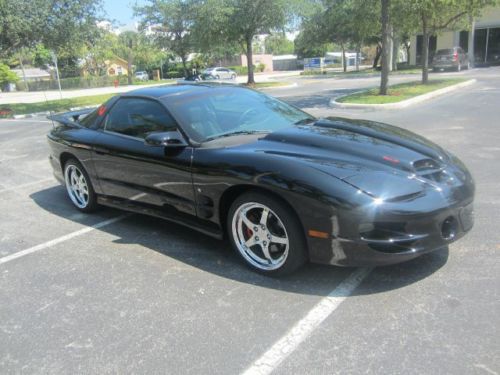 1999 pontiac firebird trans am ws6 package t tops looks and runs new  no reserve