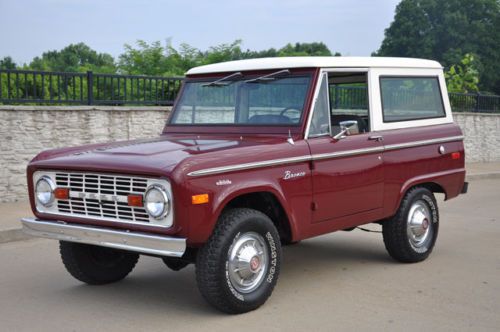 1972 ford bronco 4x4 uncut 68000 mile truck