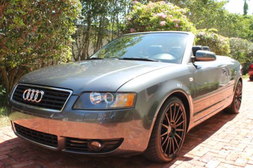 2004 audi a4 cabriolet-1.8t turbo-southern car-low mileage-best colors-18&#034;wheels