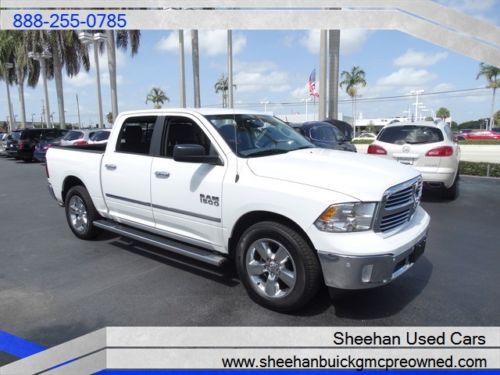 2014 ram 1500 crew cab big horn one owner &#034;like new&#034; only 603 miles auto air