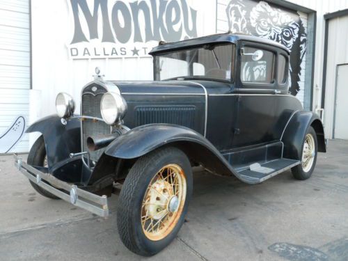 1931 ford model a 5 window coupe solid,original offered by gas monkey garage