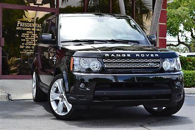 2013 land rover range rover sport luxury silver 4x4 ivory towing clean carfax