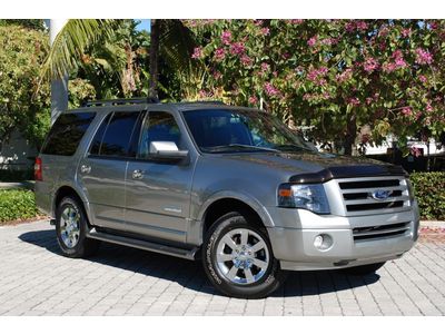 2008 ford expedition limited htd/cool perf leather captians chairs 8-passenger