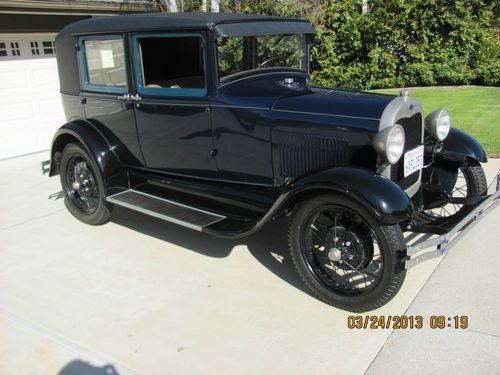 1929 ford model a fordor sedan