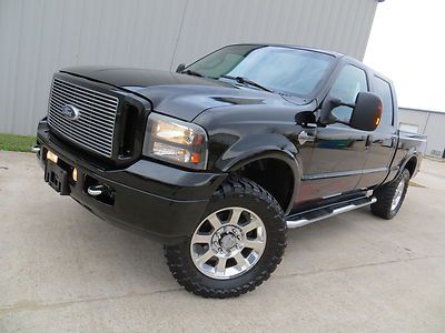05 f250 harley-davidson (v-10) 1-owner new 35s-toyos skyjackers roof 4wd tx !